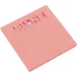 karteczki samoprzylepne z wycieciem pilne rozowe d rect 75 x 75 mm 50 kartek