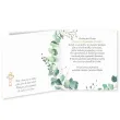 kartka okolicznosciowa eukaliptus beauty prezent pamiatka na komunie swieta 15x15 cm