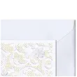 kartka okolicznosciowa mlodej parze zlota koronka paw 17 6 x 12 5 cm