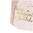 kartka okolicznosciowa urodziny jednorozec rozowy partydeco 18 5 x 15 cm