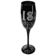 kieliszek do szampana 18 czarny