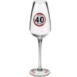 kieliszek do szampana 40 urodziny traffic szklo ootb