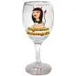 kieliszek do wina niegrzeczna dziewczynka szklany bgtech 220 ml