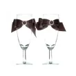 kieliszki do szampana z aplikacja braz 2 szt