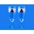 kieliszki do szampana z rozyczkami 2 szt