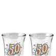 kieliszki do wodki 50 urodziny szklane bgtech 35 ml 4 szt