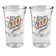 kieliszki do wodki 50 urodziny szklane bgtech 35 ml 4 szt