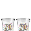 kieliszki do wodki 70 urodziny szklane bgtech 35 ml 4 szt