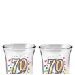 kieliszki do wodki 70 urodziny szklane bgtech 35 ml 4 szt