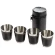kieliszki do wodki czarny trunek z etui gadgetmaster 4 szt