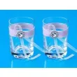 kieliszki do wodki z rozetka 2 szt