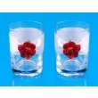 kieliszki do wodki z rozyczkami 2 szt
