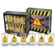 kieliszki do wodki znaki drogowe bgtech 6 szt