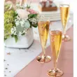 kieliszki jednorazowe 18 urodziny szampan rozowo zlote santex 140ml 6szt