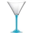 kieliszki jednorazowe martini aperitif turkusowe goldplast 185 ml 10 szt