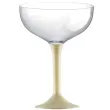 kieliszki jednorazowe szampan classic kremowy szampan goldplast 205 ml 10 szt