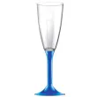 kieliszki jednorazowe szampan long niebieskie goldplast 120 ml 10 szt