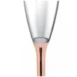 kieliszki jednorazowe szampan long rosegold chrom goldplast 120 ml 10 szt