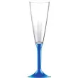kieliszki jednorazowe szampan long xl niebieskie goldplast 160 ml 10 szt