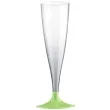 kieliszki jednorazowe szampan premium zielone jasne goldplast 140 ml 10 szt