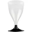kieliszki jednorazowe wino classic czarny goldplast 200 ml 10 szt