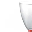 kieliszki jednorazowe wino classic czerwony transparent goldplast 180 ml 10 szt