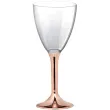 kieliszki jednorazowe wino classic rosegold chrom goldplast 180 ml 10 szt