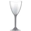 kieliszki jednorazowe wino classic szare goldplast 180 ml 10 szt
