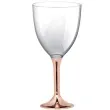 kieliszki jednorazowe wino xl rosegold chrom goldplast 300 ml 10 szt