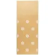 kieszonka na sztucce biale kropki bezowa arpex 8 5 x 20 cm 6 szt