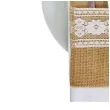 kieszonka na sztucce jutowe etui z koronka arpex 2 szt