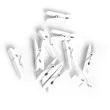 klamerki drewniane 2 5 cm biale 10 szt