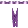 klamerki drewniane 2 5 cm purpurowe santex 24 szt