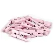klamerki drewniane 2 5 cm rozowe 10 szt