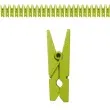 klamerki drewniane 2 5 cm zielone santex 24 szt