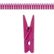 klamerki drewniane fuksja santex 2 5 cm 24 szt