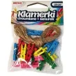 klamerki drewniane kolorowy mix 2 5 cm 20 szt