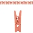 klamerki drewniane koralowy santex 2 5 cm 24 szt