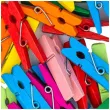 klamerki ozdobne drewniane kolorowe mix aliga 25 szt 3 5 cm