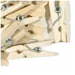 klamerki ozdobne drewniane naturalne aliga 25 szt 2 5 cm