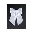 kokardka satynowa biala 2 szt