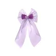 kokardka z kokardka i rozeta j fioletowa 2 szt