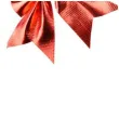 kokardy metalizowane czerwony arpex 13 x 12 cm 2 szt