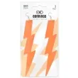 kolczyki blyskawice classic pomaranczowe 30x120 mm