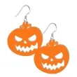kolczyki dynia zla pomaranczowe 40x38 mm