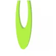 kolczyki elipsy neonowe zielone 15x50 mm