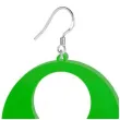 kolczyki kolka classic zielone 50x50 mm