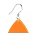 kolczyki lezki classic pomaranczowe 30x45 mm