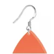 kolczyki lezki neonowe pomaranczowe 30x45 mm