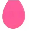 kolczyki lezki neonowe rozowe 30x45 mm